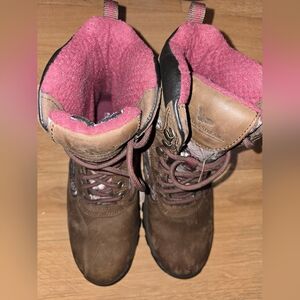 3M Thinsulate Brown Lace Up Boots